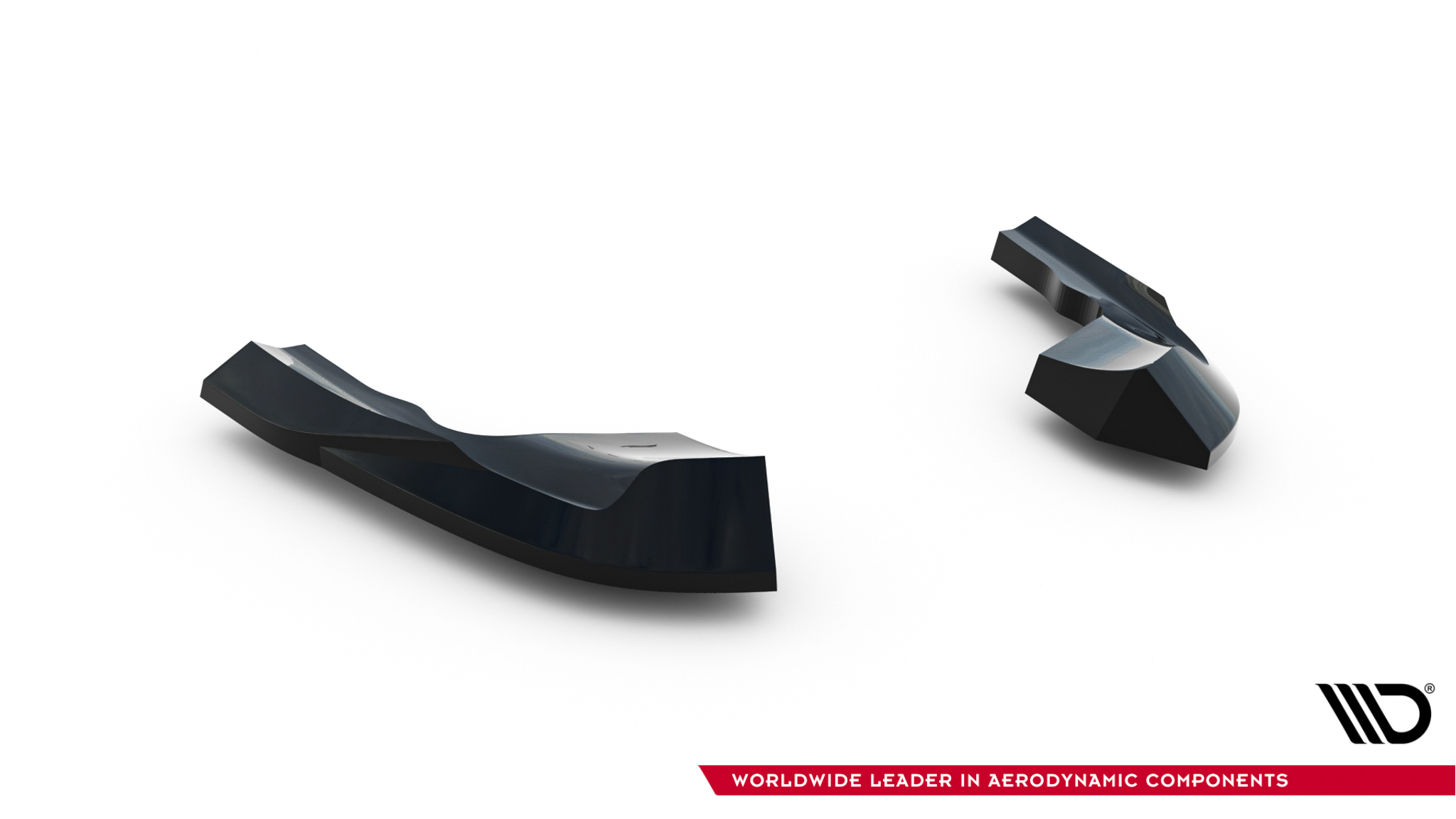 Rear Side Splitters V.8 Volkswagen Golf R Hatchback Mk8 / Mk8 Facelift - Image 4