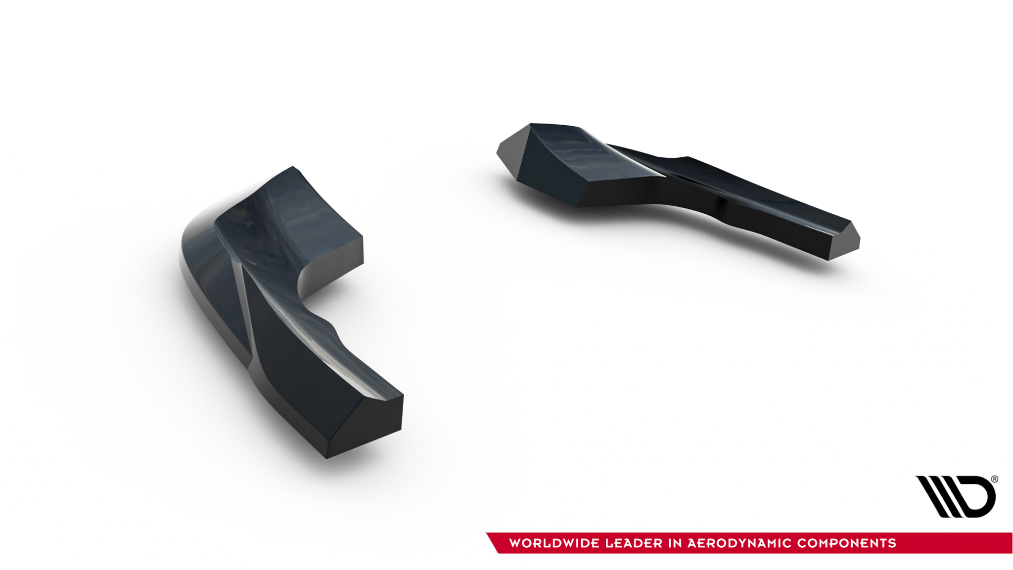 Rear Side Splitters V.8 Volkswagen Golf R Hatchback Mk8 / Mk8 Facelift - Image 5
