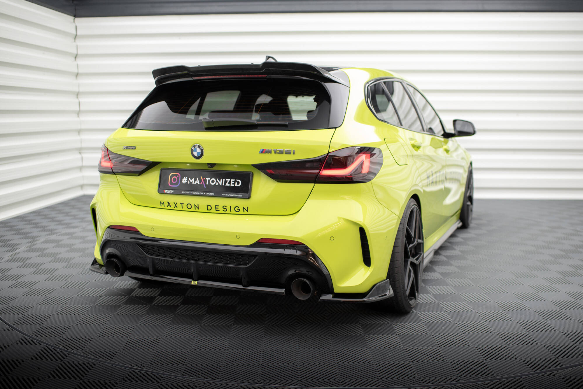 Rear Side Splitters V.9 BMW 1 M-Pack / M135i F40 - Image 2