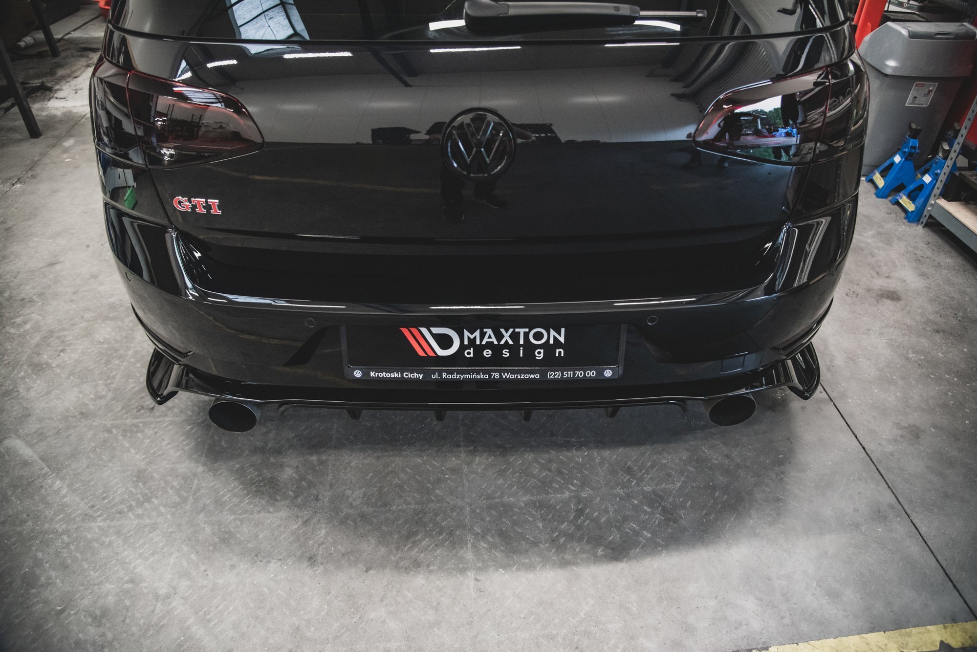 Rear Side Splitters VW Golf 7 GTI TCR - Image 2