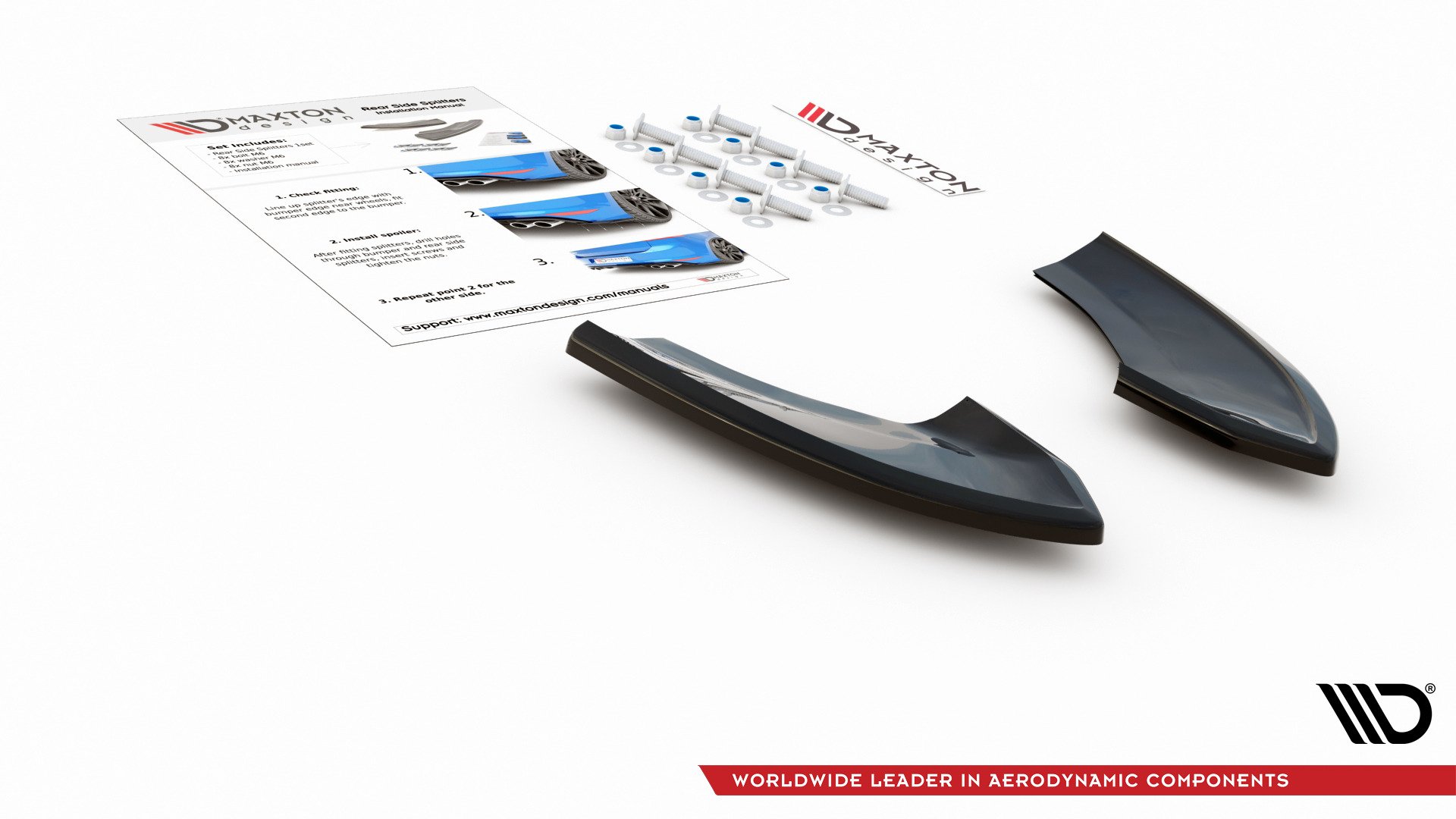 Rear Side Splitters VW Golf 7 GTI TCR - Image 9