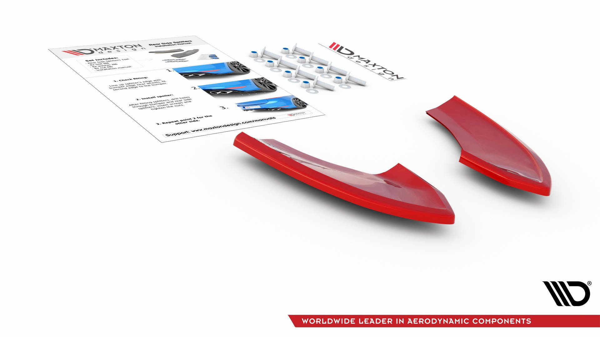 Rear Side Splitters VW Golf 7 GTI TCR - Image 11