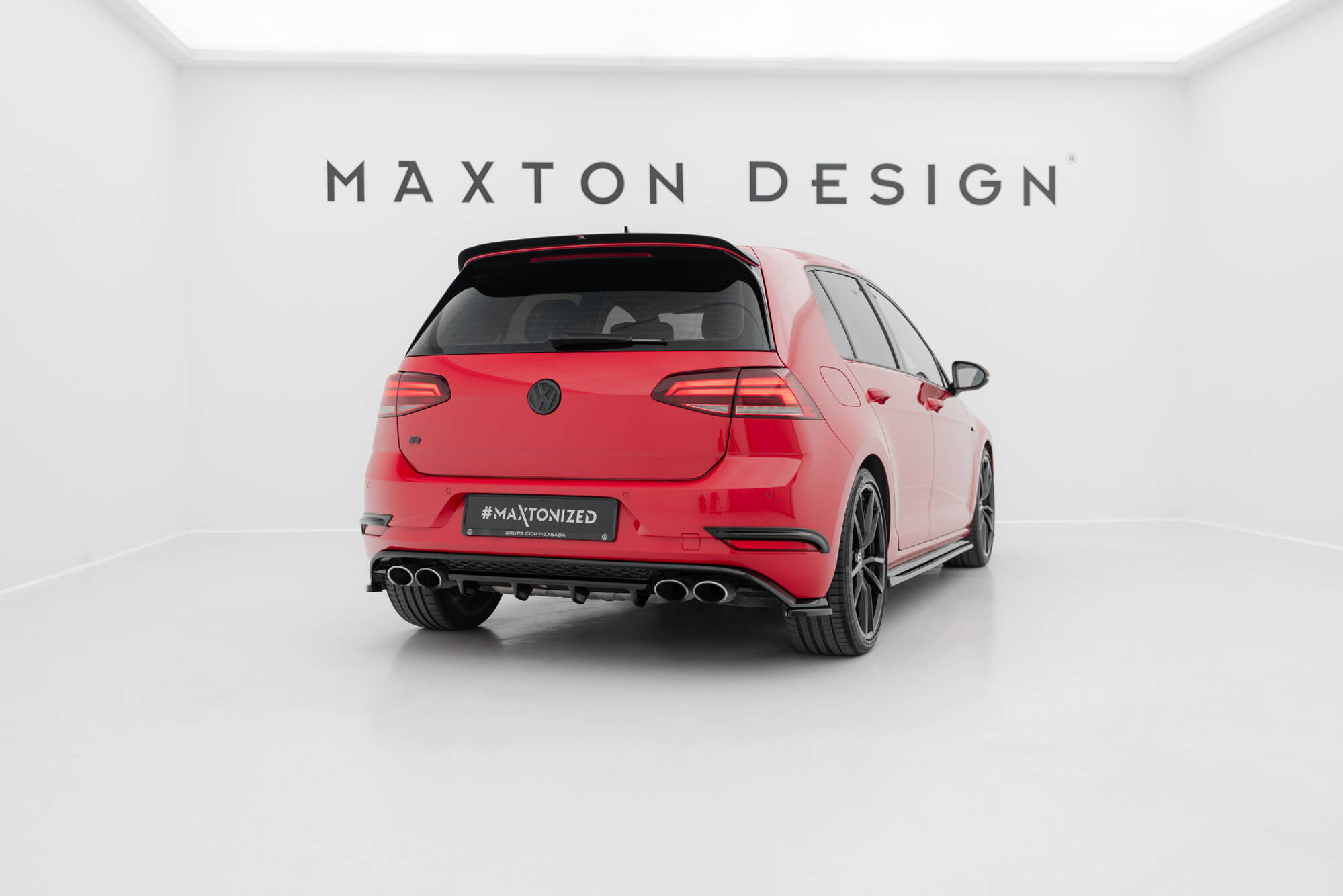 Rear Side Splitters Volkswagen Golf Hatchback R / R-Line Mk7 Facelift - Image 2