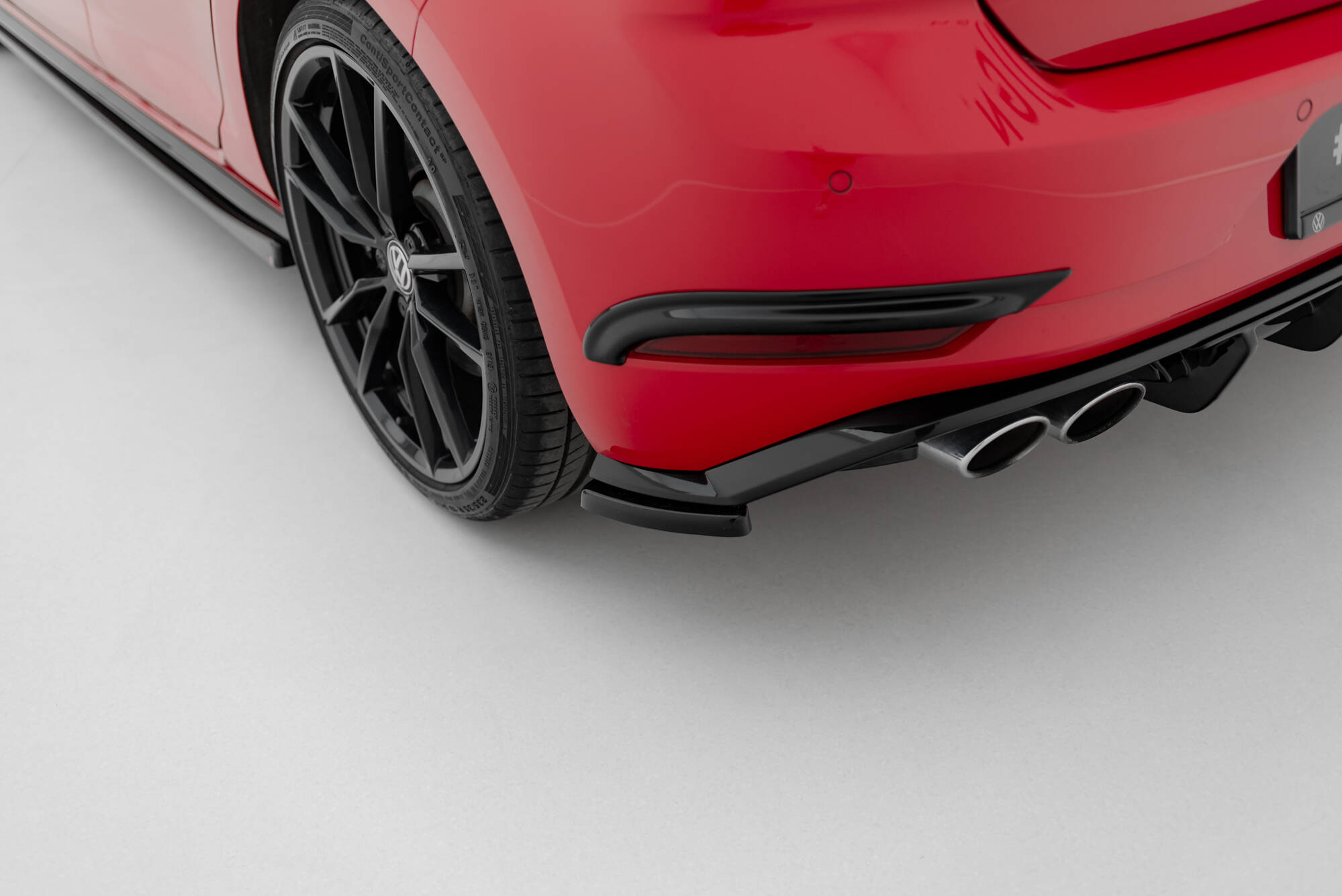 Rear Side Splitters Volkswagen Golf Hatchback R / R-Line Mk7 Facelift - Image 8