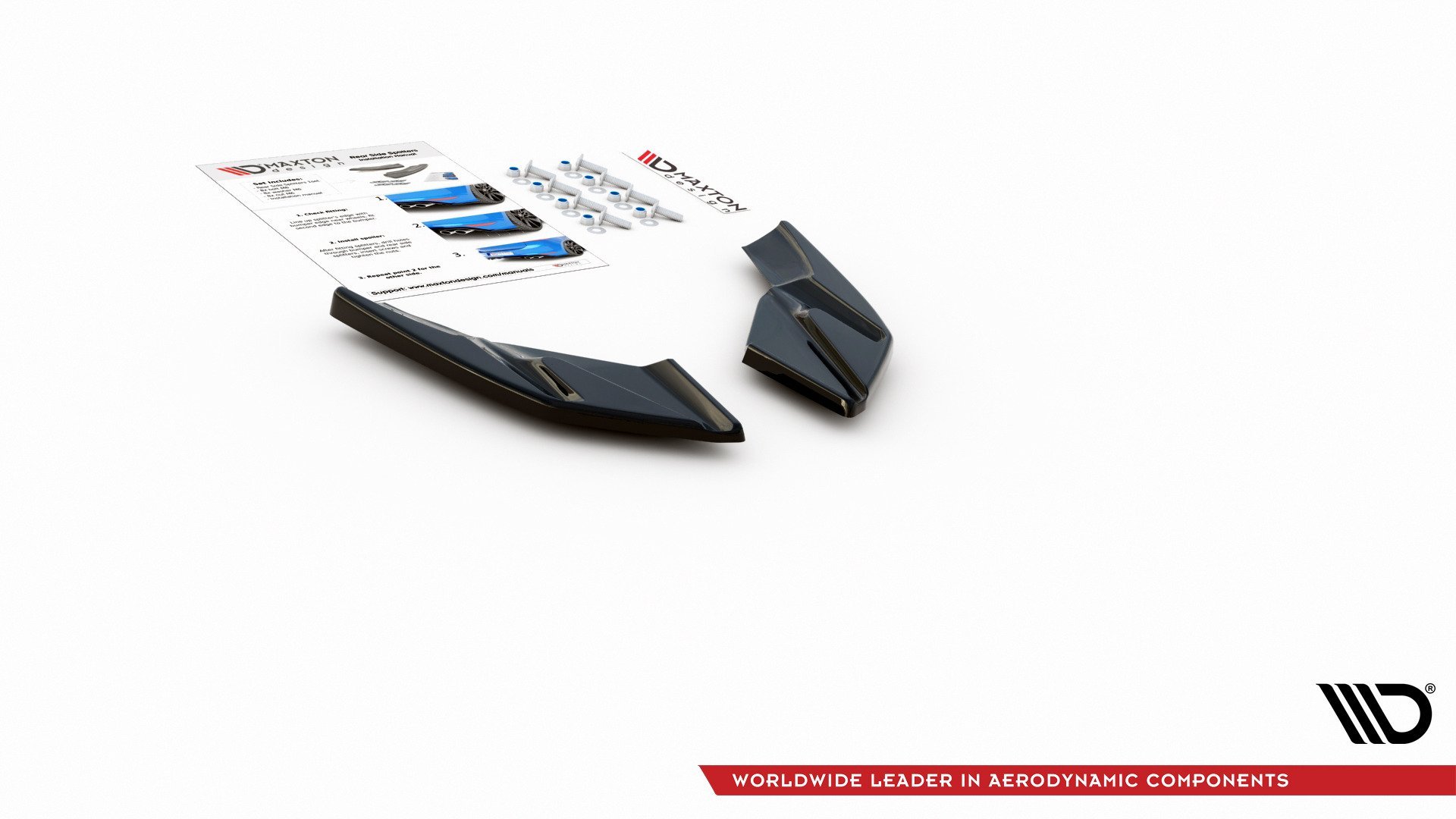 Rear Side Splitters Volkswagen Golf Mk8 - Image 6