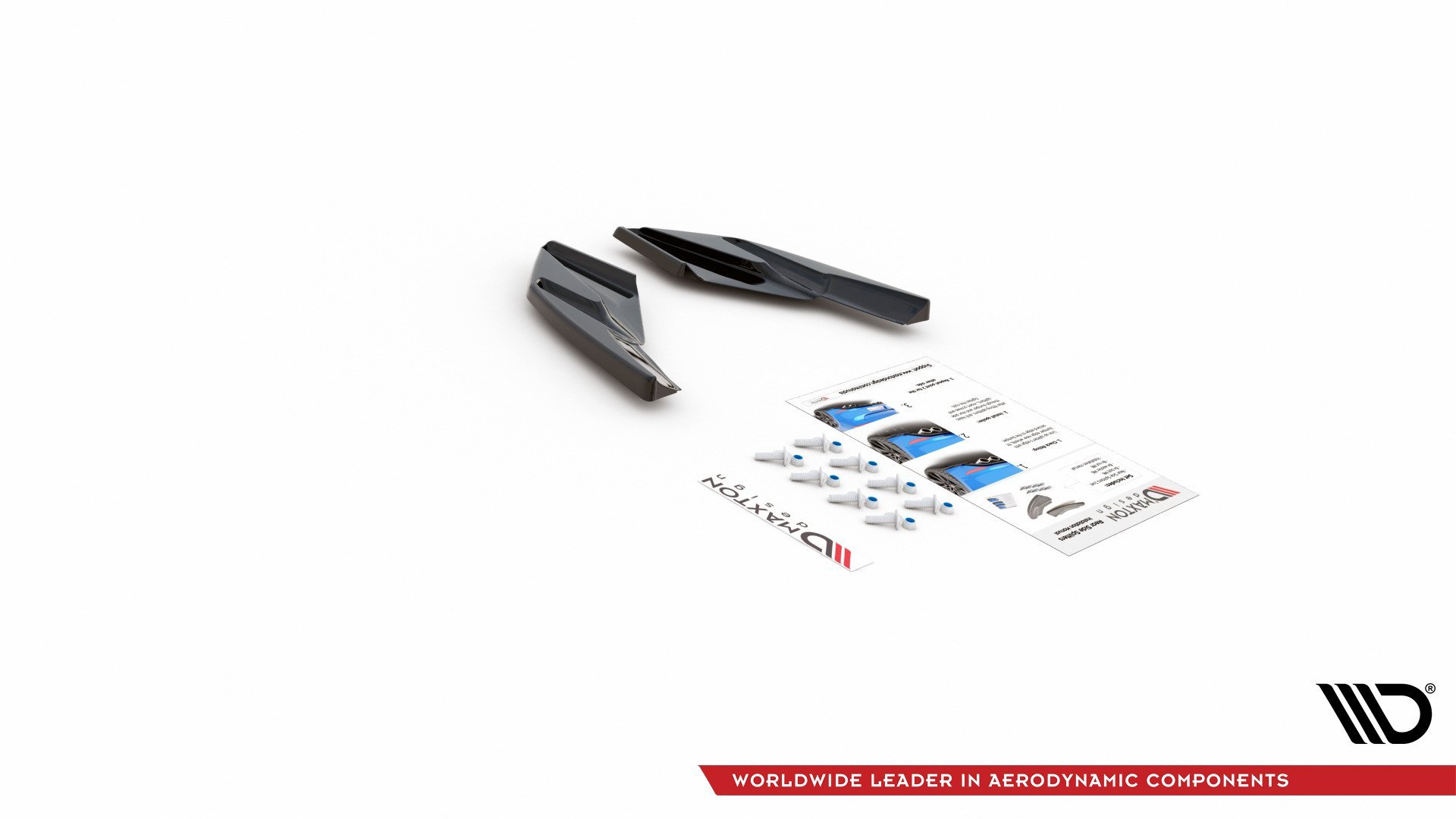 Rear Side Splitters Volkswagen Golf Mk8 - Image 7