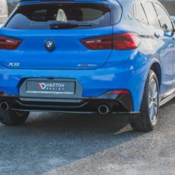 Alternative view of Rear Side Splitters for BMW X2 F39 M-Pack