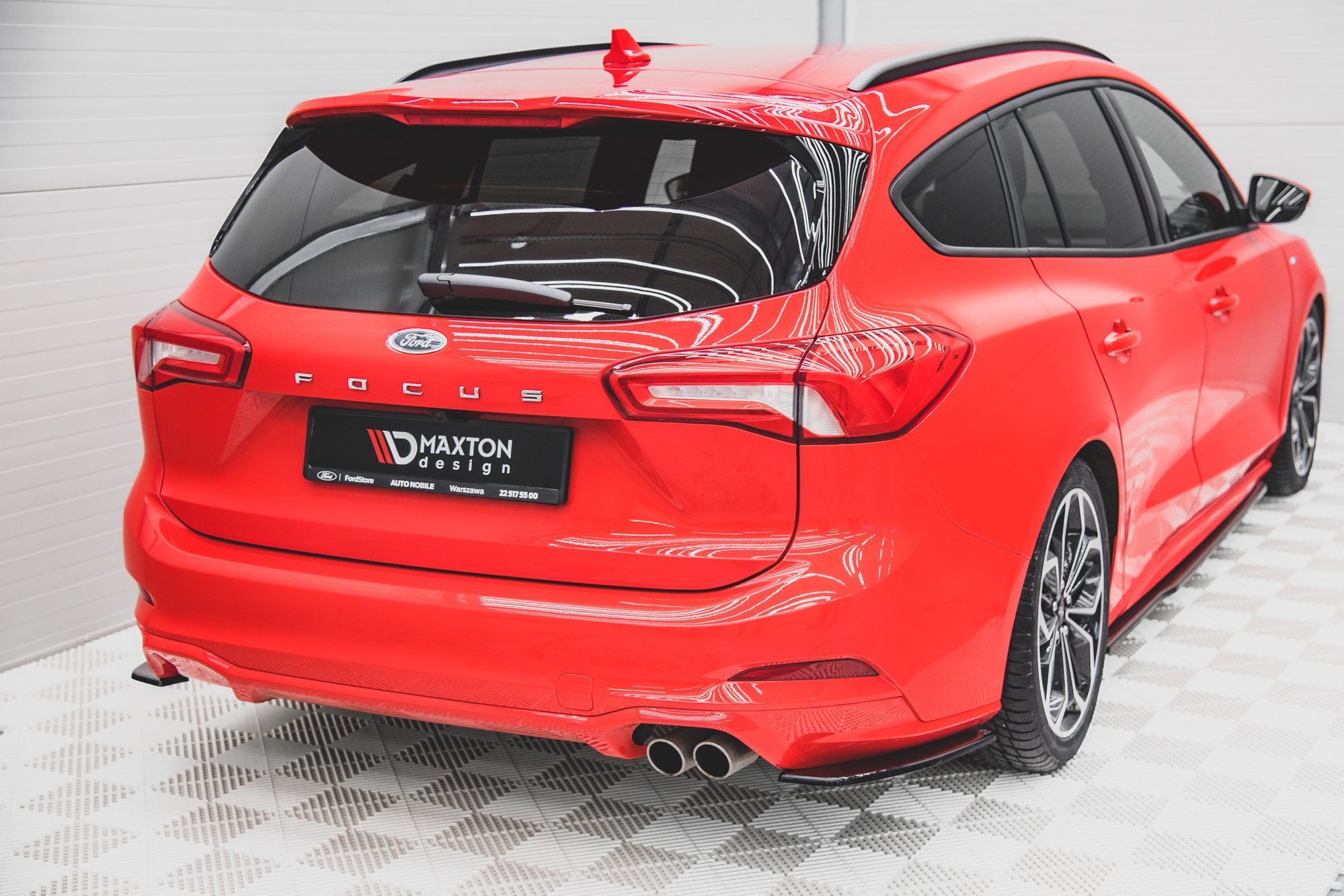 Rear Side Splitters for V.1 Ford Focus ST-Line Estate Mk4 - Image 3