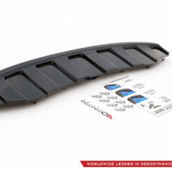 Alternative view of Rear Splitter AUDI A6 C7 S-LINE AVANT EXHAUST 2x1 (with vertical bars)
