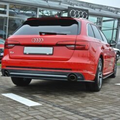 Alternative view of Rear Splitter Audi A4 B9 S-Line