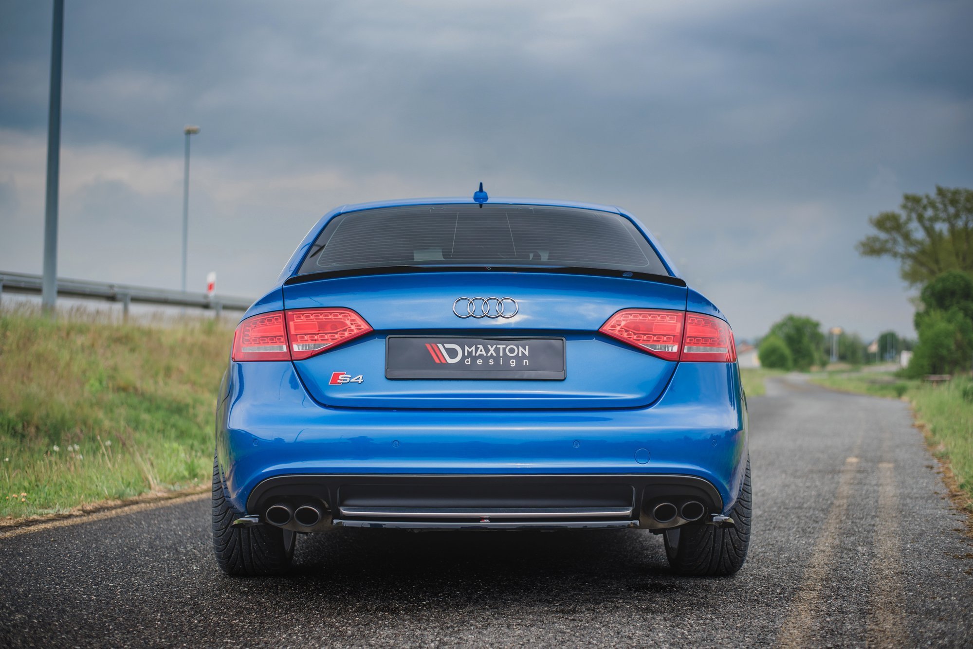 Rear Splitter Audi S4 / A4 S-Line B8 Sedan - Image 5