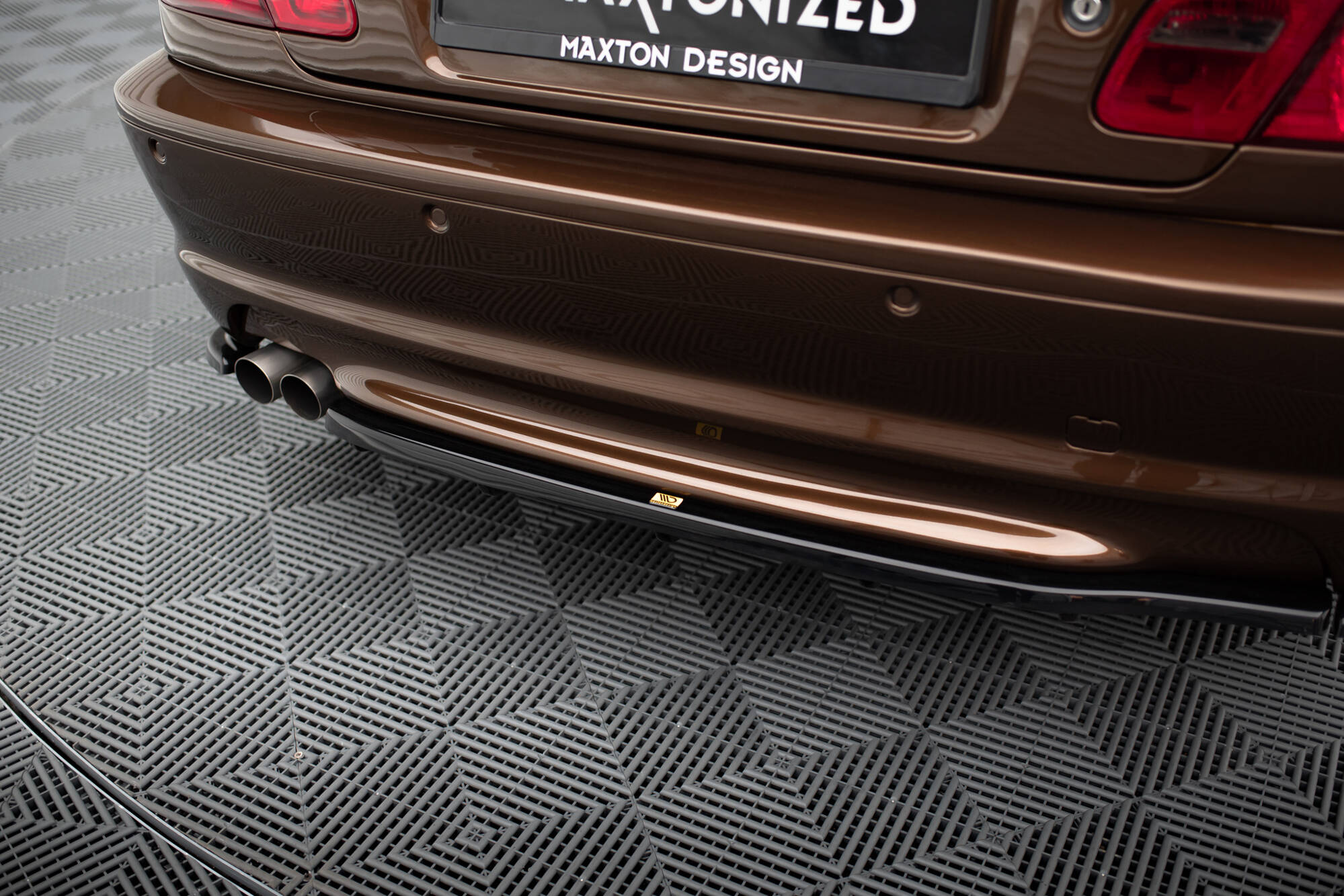 Rear Splitter BMW 3 E46 MPACK COUPE (with vertical bars) - Image 3