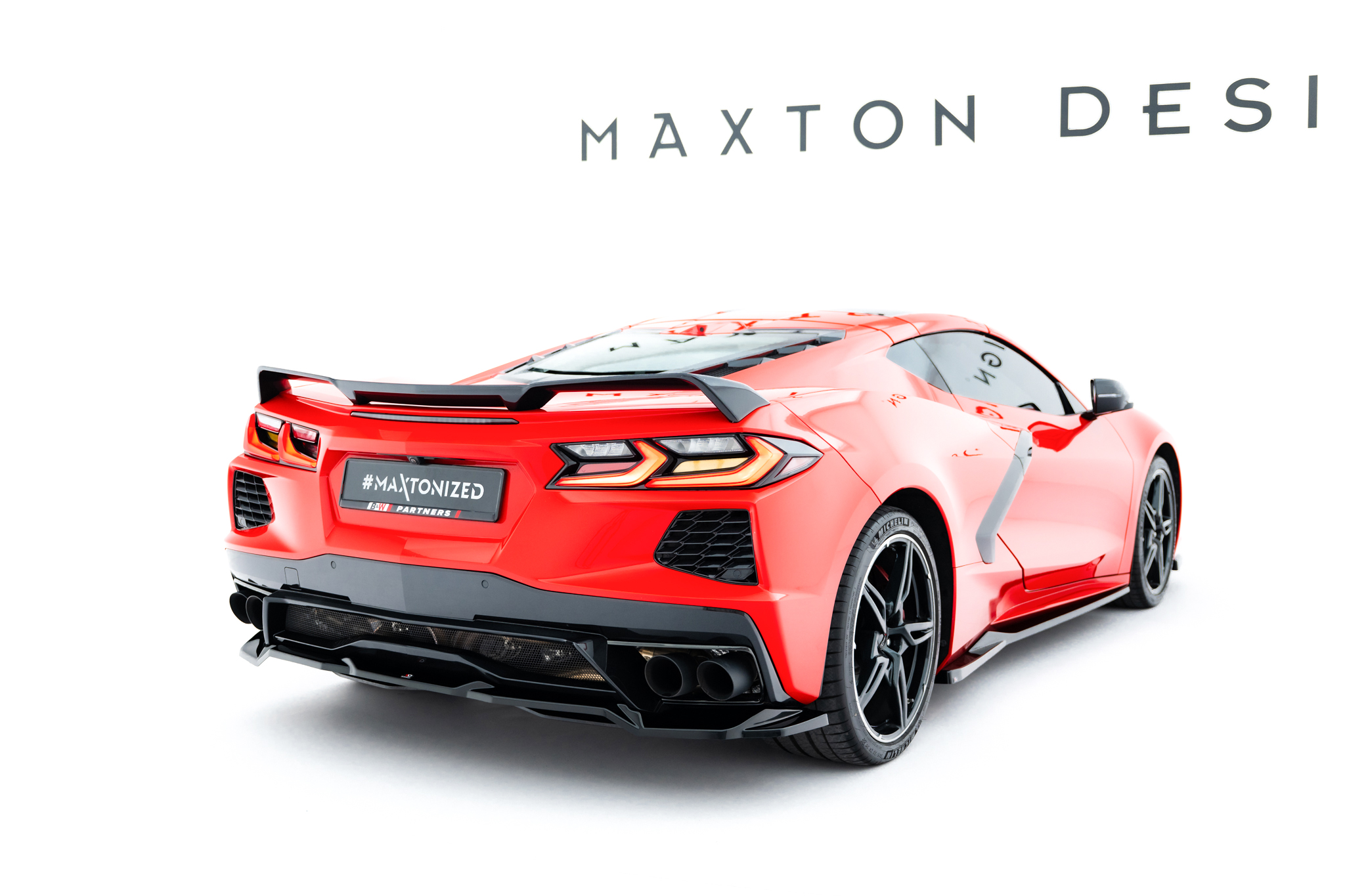 Rear Splitter Chevrolet Corvette C8 - Image 3