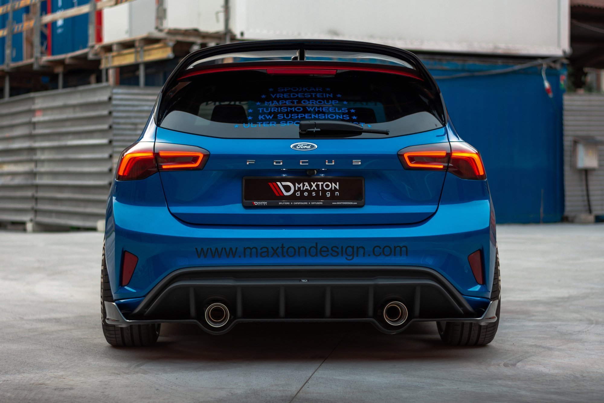 Rear Splitter Ford Focus Hatchback St-line Mk4