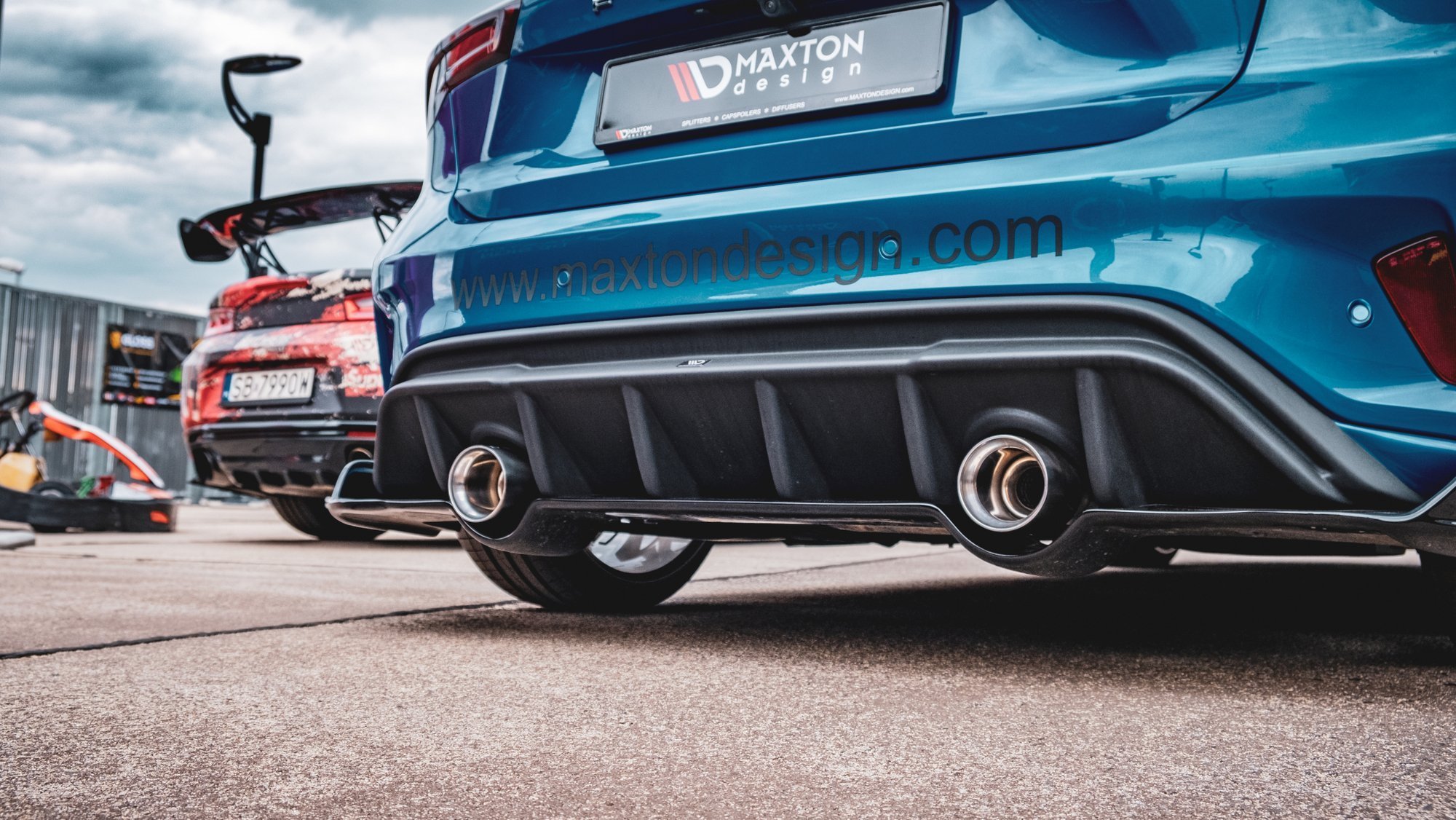 Rear Splitter Ford Focus Hatchback St-line Mk4 - Image 5