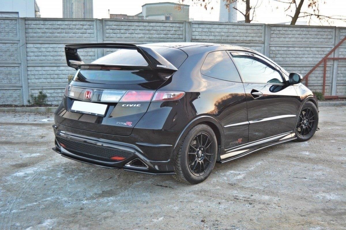 Rear Splitter HONDA CIVIC VIII TYPE S/R (without vertical bars) - Image 4