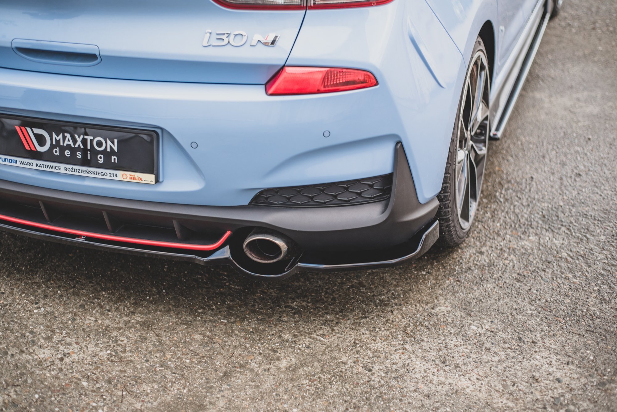 Rear Splitter Hyundai I30 N Mk3 Hatchback - Image 3