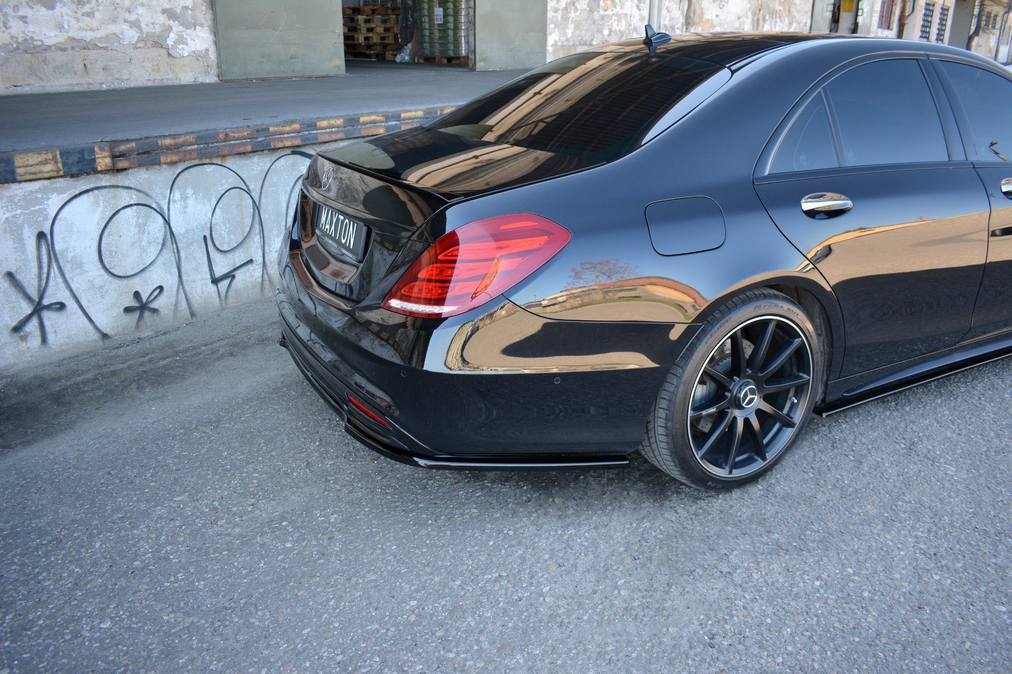 Rear Splitter MERCEDES-BENZ S-CLASS AMG-LINE W222 - Image 2