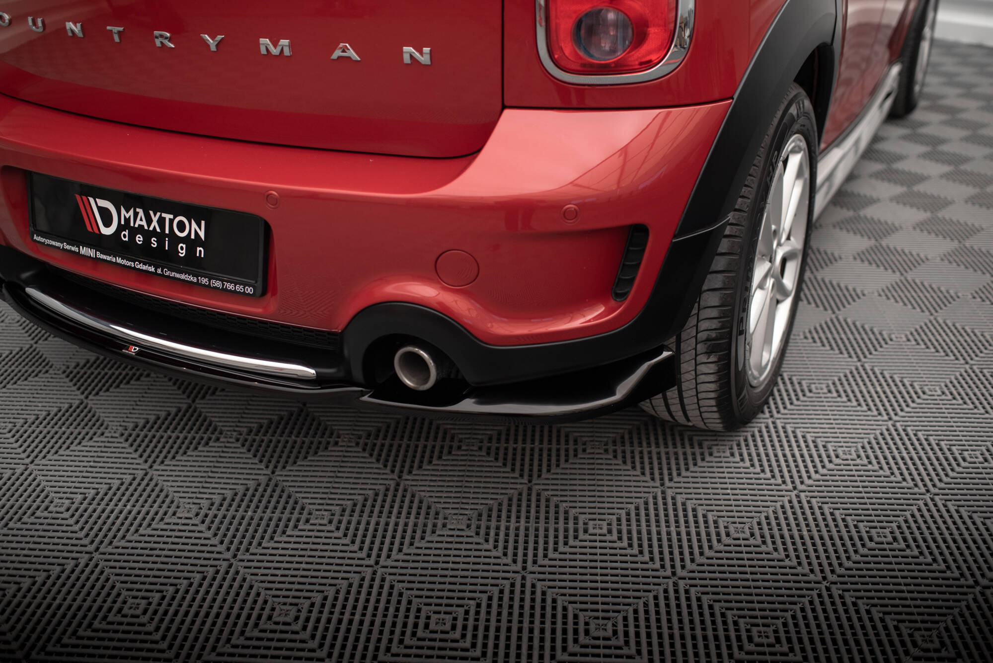 Rear Splitter Mini Cooper Countryman R60 Facelift - Image 3