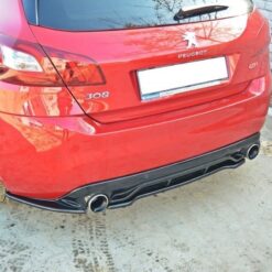 Alternative view of Rear Splitter PEUGEOT 308 II GTI (with vertical bars)