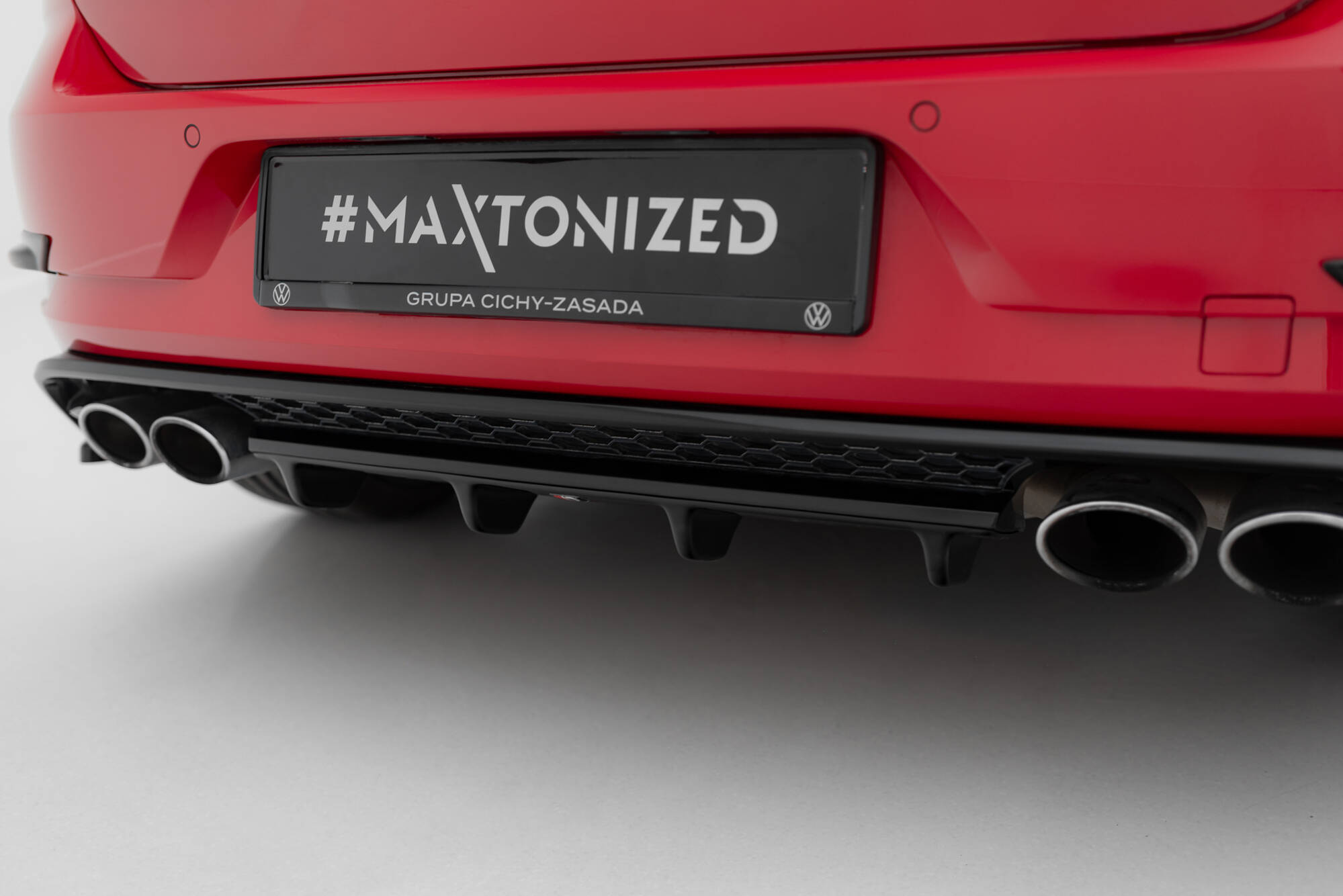 Rear Splitter Volkswagen Golf R Hatchback Mk7 Facelift - Image 3