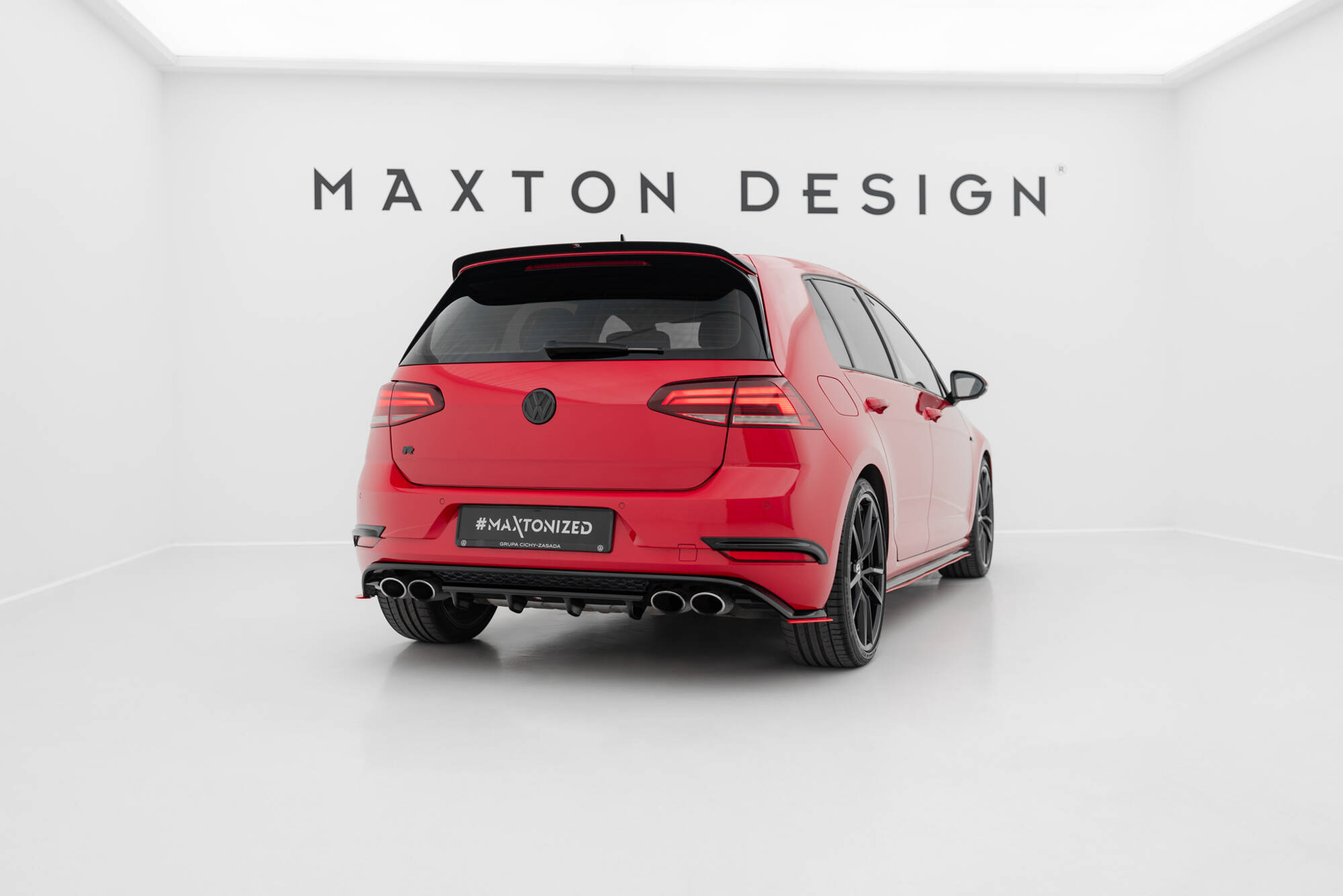 Rear Splitter Volkswagen Golf R Hatchback Mk7 Facelift - Image 5