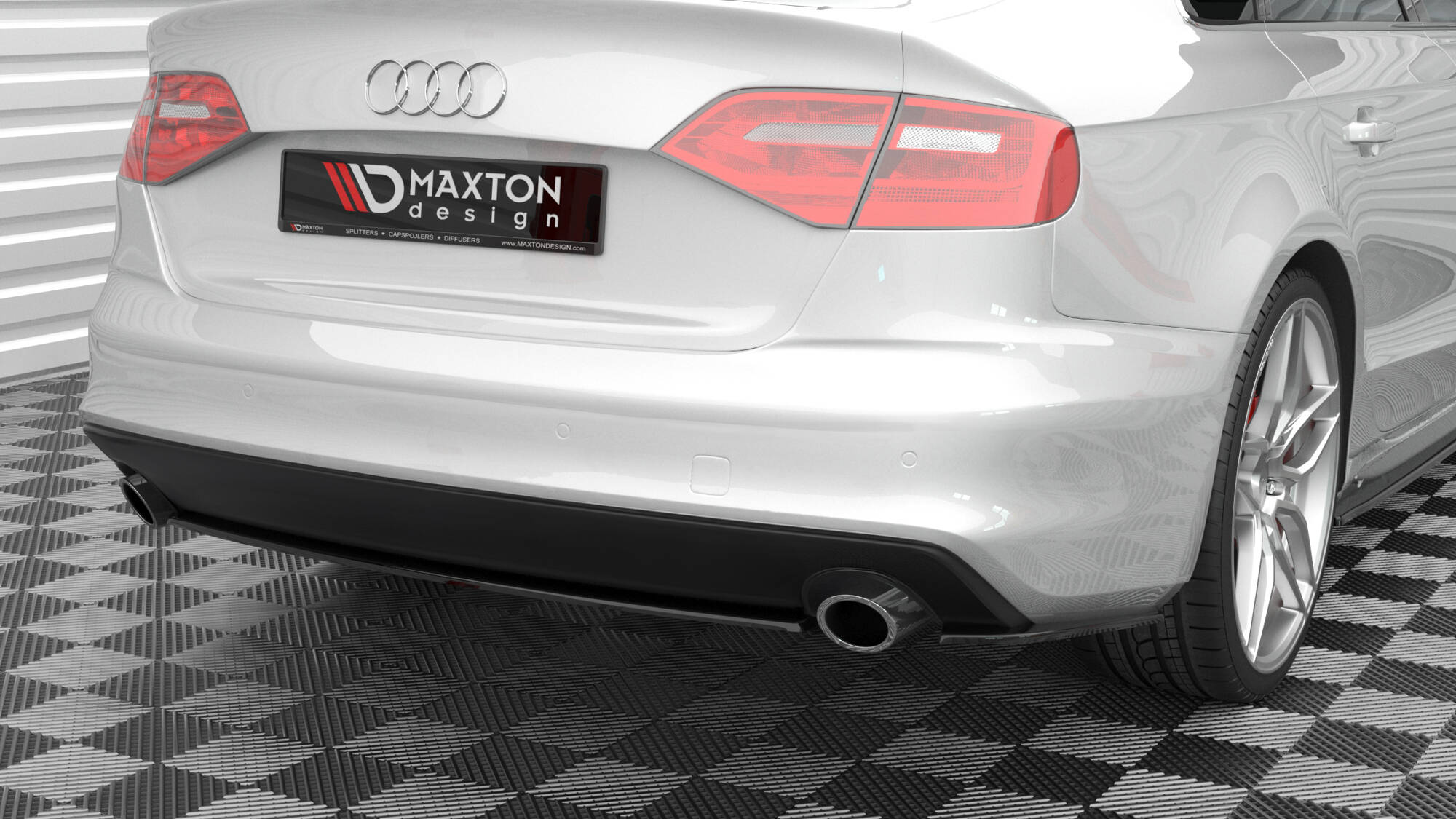 Rear Splitter for Audi A4 S-Line B8 Facelift - Image 2
