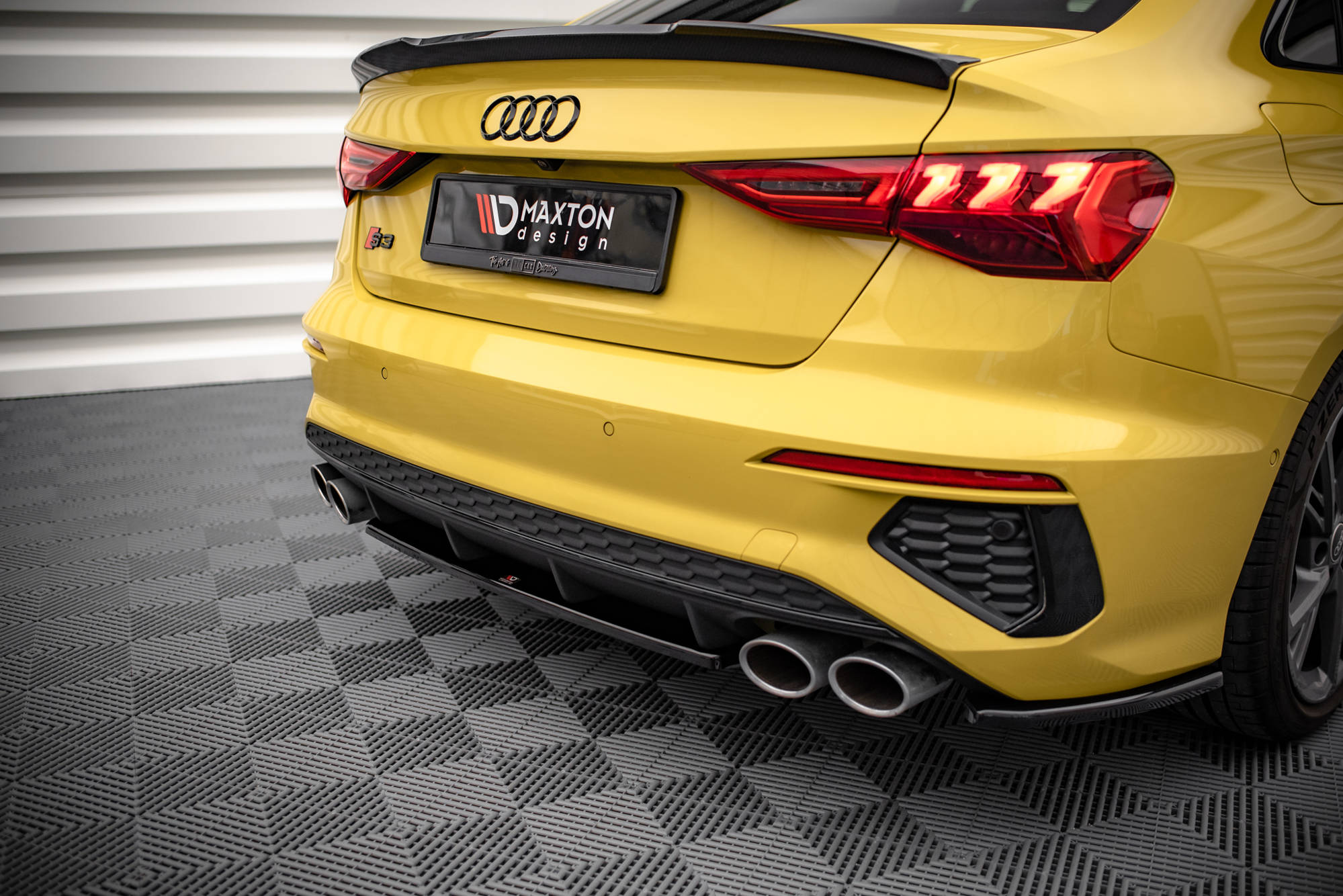 Rear Splitter for Audi S3 Sedan 8Y - Image 2