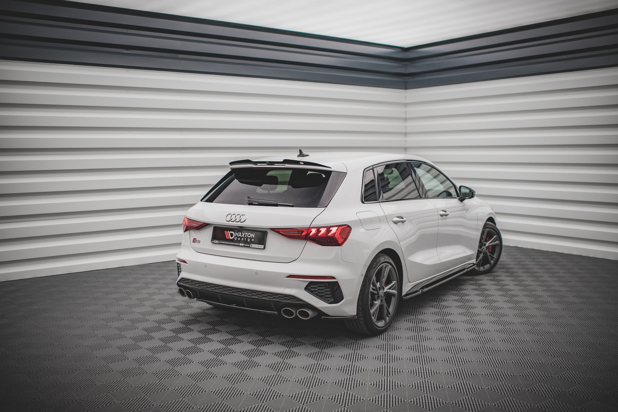 Rear Splitter for Audi S3 Sportback 8Y - Image 2