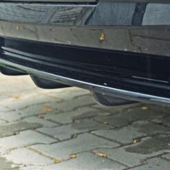 Rear Splitter for BMW 5 M-Pack Sedan/Touring F10/F11 (fits two double exhaust ends)
