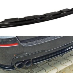 Rear Splitter for BMW 5 M-Pack Sedan/Touring F10/F11 - without vertical bars (fits two double exhaust ends)