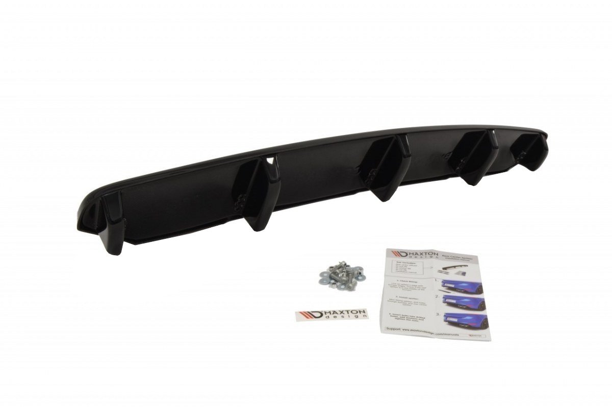 Rear Splitter for BMW 6 Gran Coupé MPACK (with a vertical bar) - Image 7