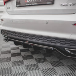 Alternative view of Rear Splitter (with vertical bars) Audi A3 S-Line Sportback 8Y
