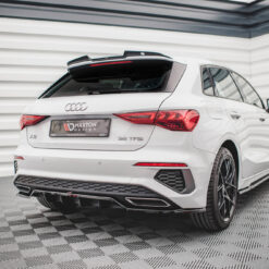 Rear Splitter (with vertical bars) Audi A3 S-Line Sportback 8Y