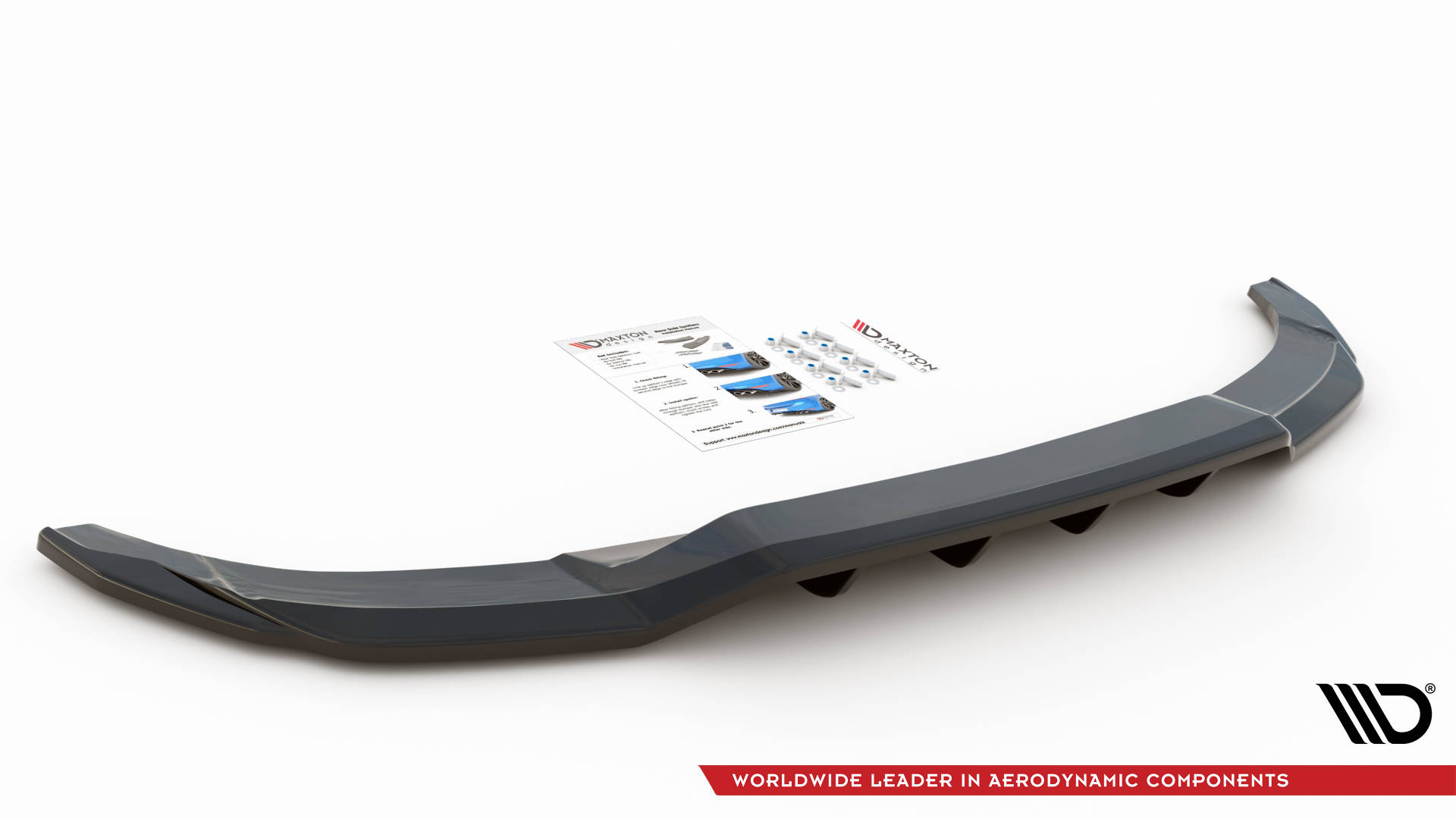 Rear Splitter (with vertical bars) Audi A3 S-Line Sportback 8Y - Image 3