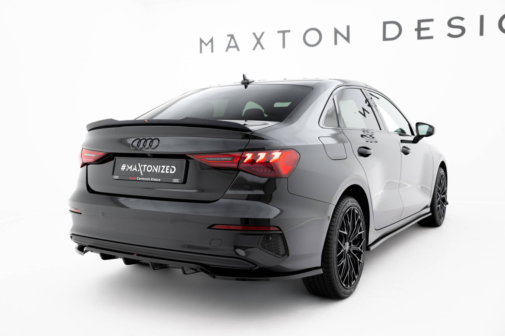 Rear Splitter (with vertical bars) Audi A3 Sedan 8Y