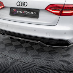 Rear Splitter (with vertical bars) Audi A4 Competition B8 Facelift