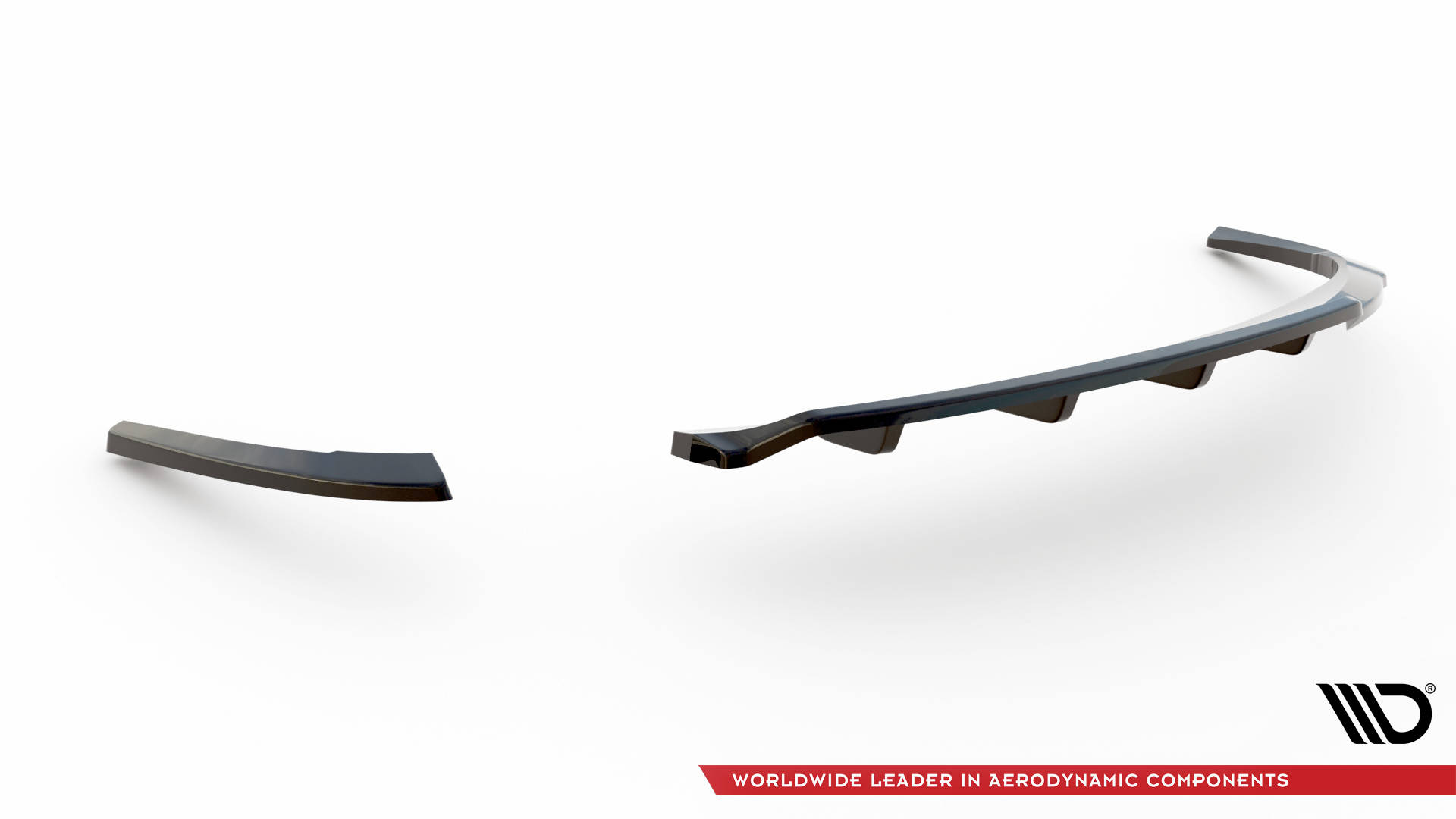 Rear Splitter (with vertical bars) Audi A5 Coupe 8T Facelift - Image 6