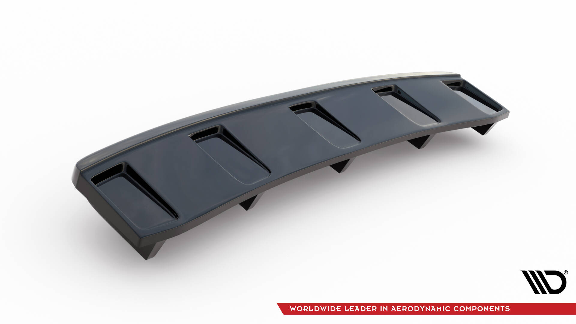 Rear Splitter (with vertical bars) Audi A7 S-Line C7 Facelift - Image 4