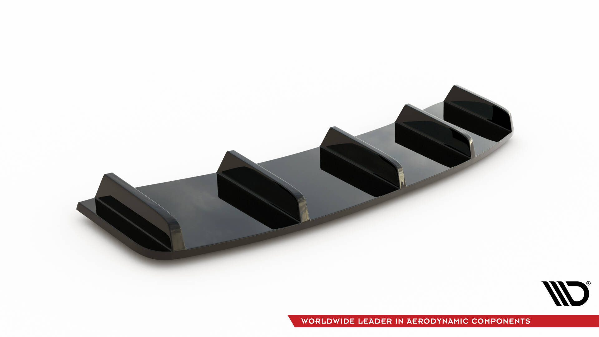 Rear Splitter (with vertical bars) Audi A7 S-Line C7 Facelift - Image 6