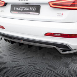 Alternative view of Rear Splitter (with vertical bars) Audi Q3 S-line 8U
