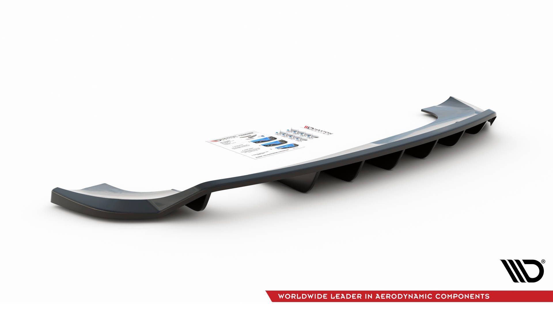 Rear Splitter (with vertical bars) Audi Q3 Sport 8U Facelift - Image 4