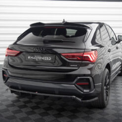 Alternative view of Rear Splitter (with vertical bars) Audi Q3 Sportback F3
