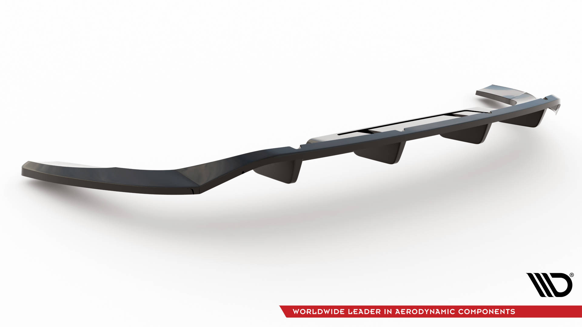 Rear Splitter (with vertical bars) Audi Q4 e-tron Sportback S-line Mk1 - Image 6