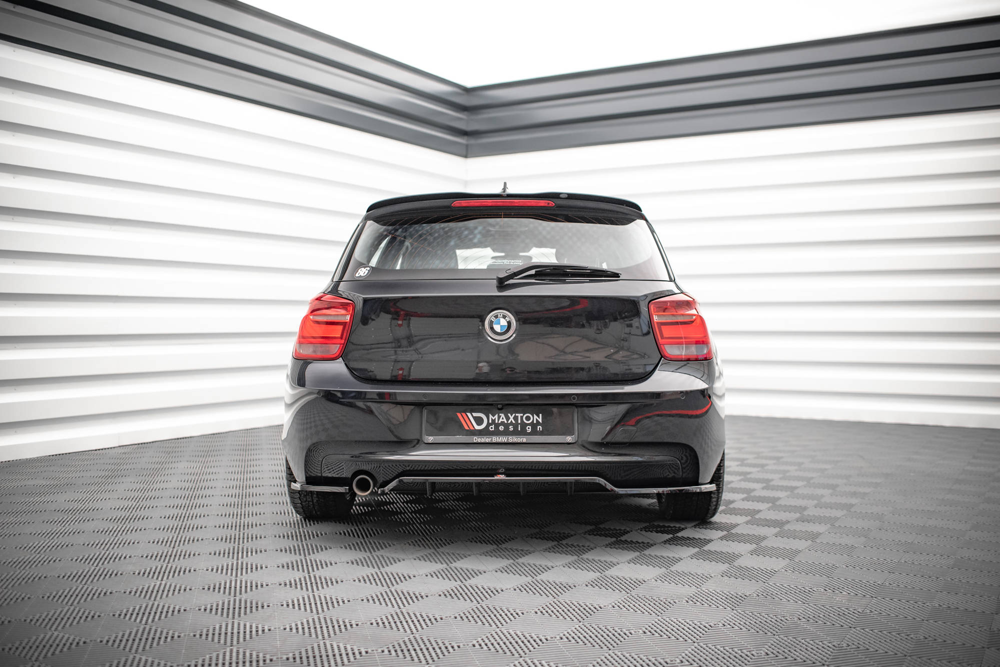 Rear Splitter (with vertical bars) BMW 1 F20 - Image 2