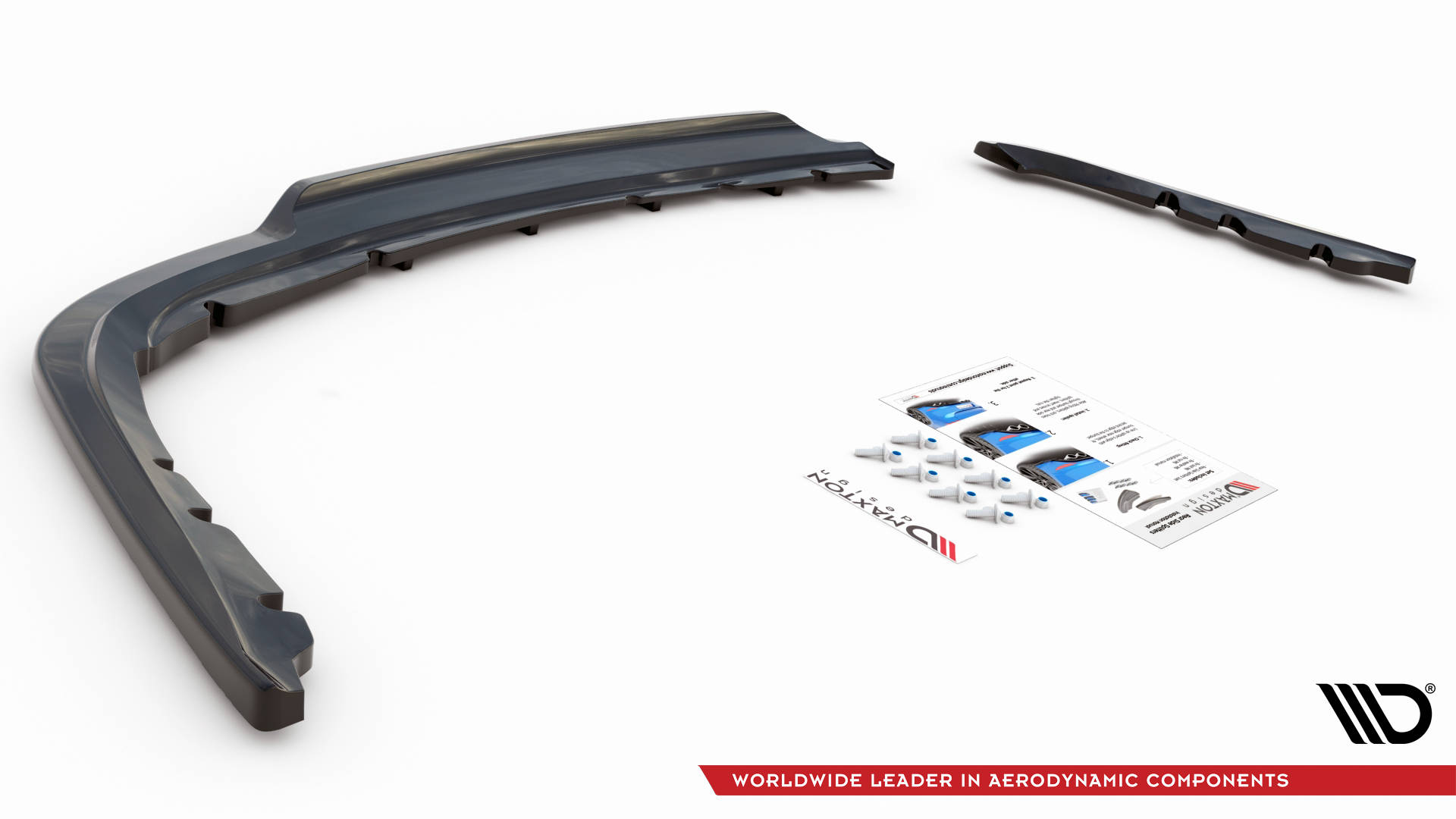Rear Splitter (with vertical bars) BMW 3 Sedan E90 - Image 5