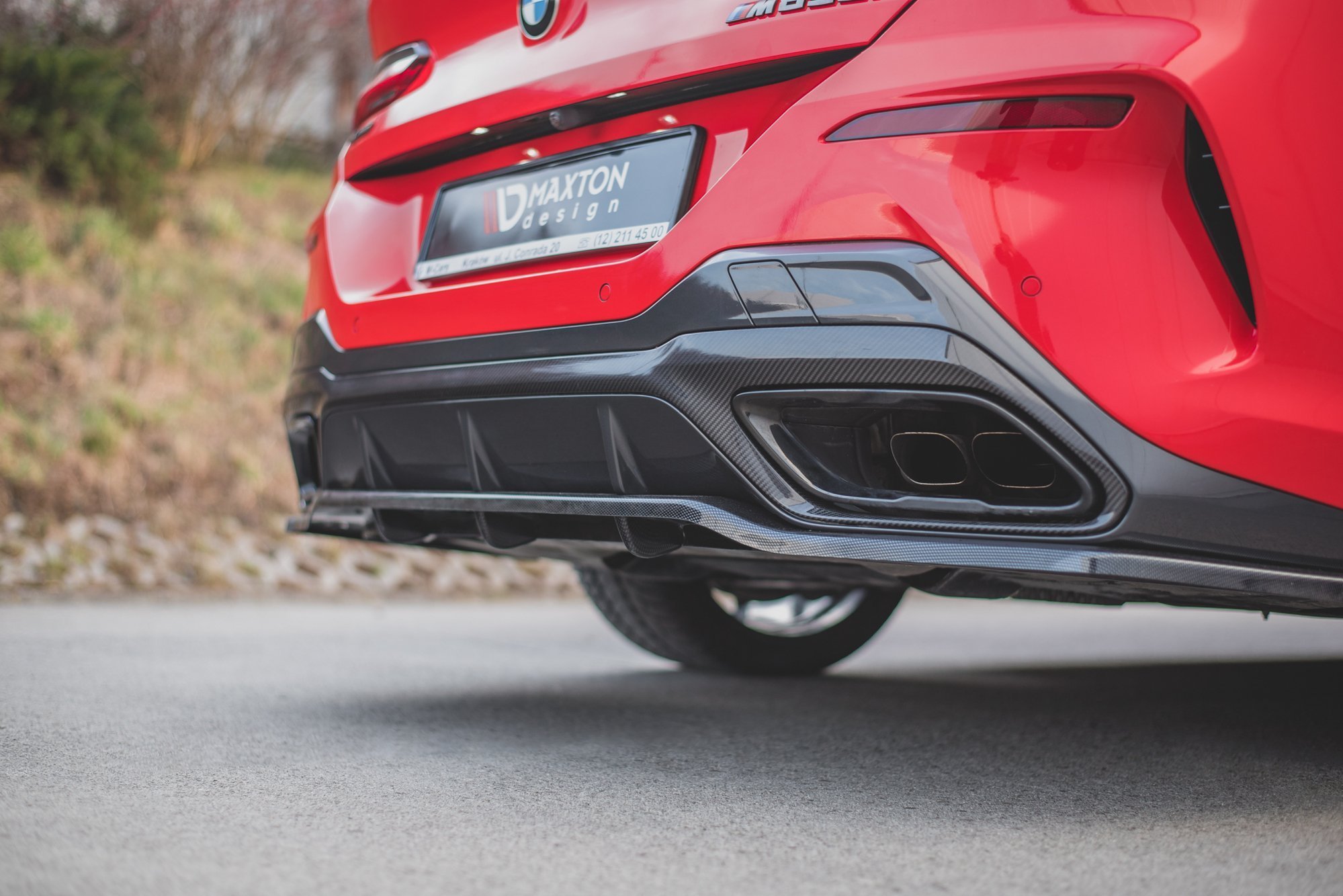 Rear Splitter (with vertical bars) BMW 8 Coupe M-Pack G15 - Image 3