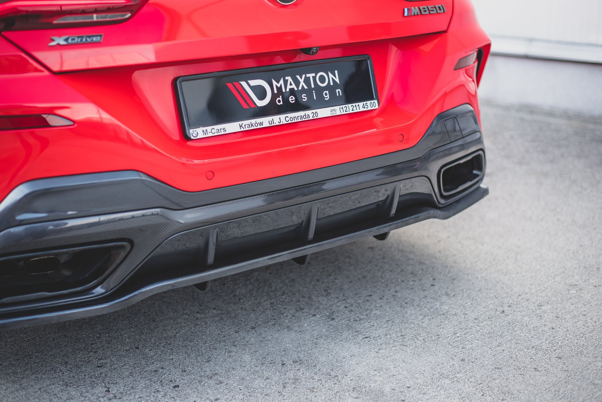 Rear Splitter (with vertical bars) BMW 8 Coupe M-Pack G15 - Image 5