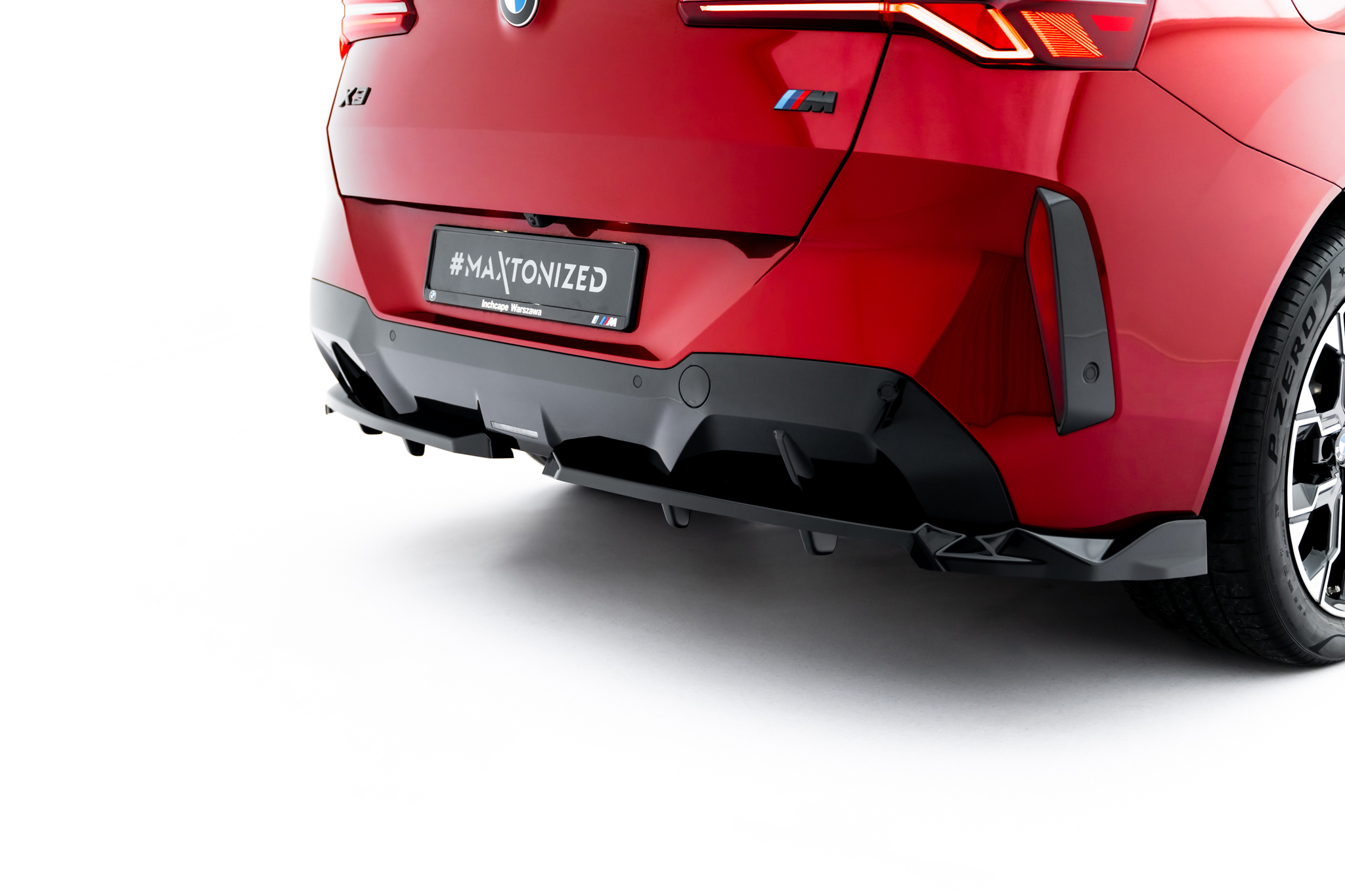 Rear Splitter (with vertical bars) BMW X3 M-Pack G45 - Image 2