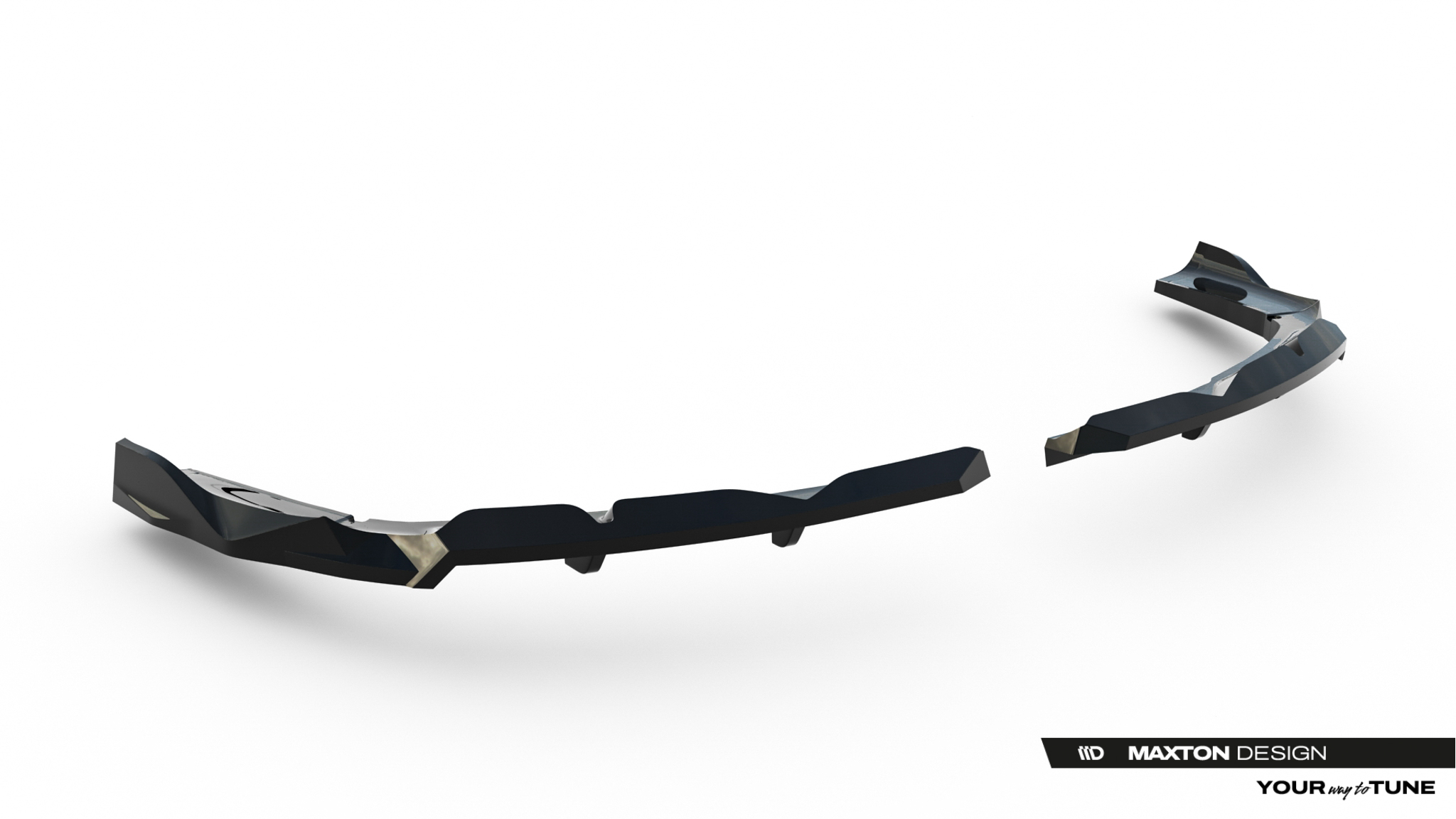 Rear Splitter (with vertical bars) BMW X3 M-Pack G45 - Image 6